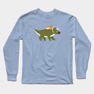 Christmas Triceratops Long Sleeve T-Shirt